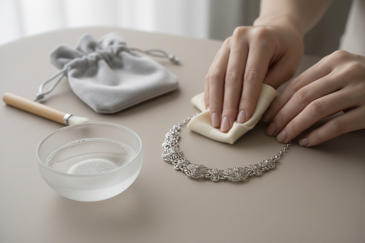 Entretien des bijoux