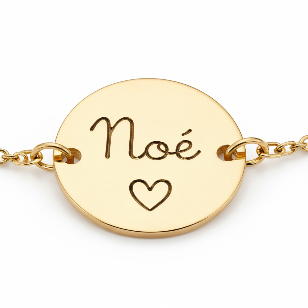 Bracelet Loren détails gravure