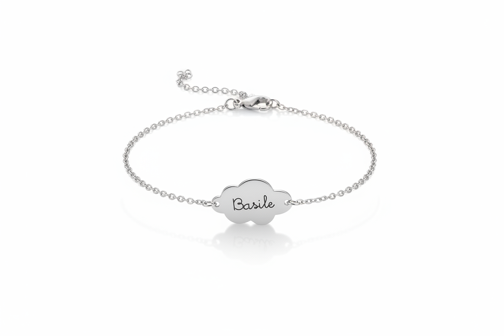 Bracelet nuage argent