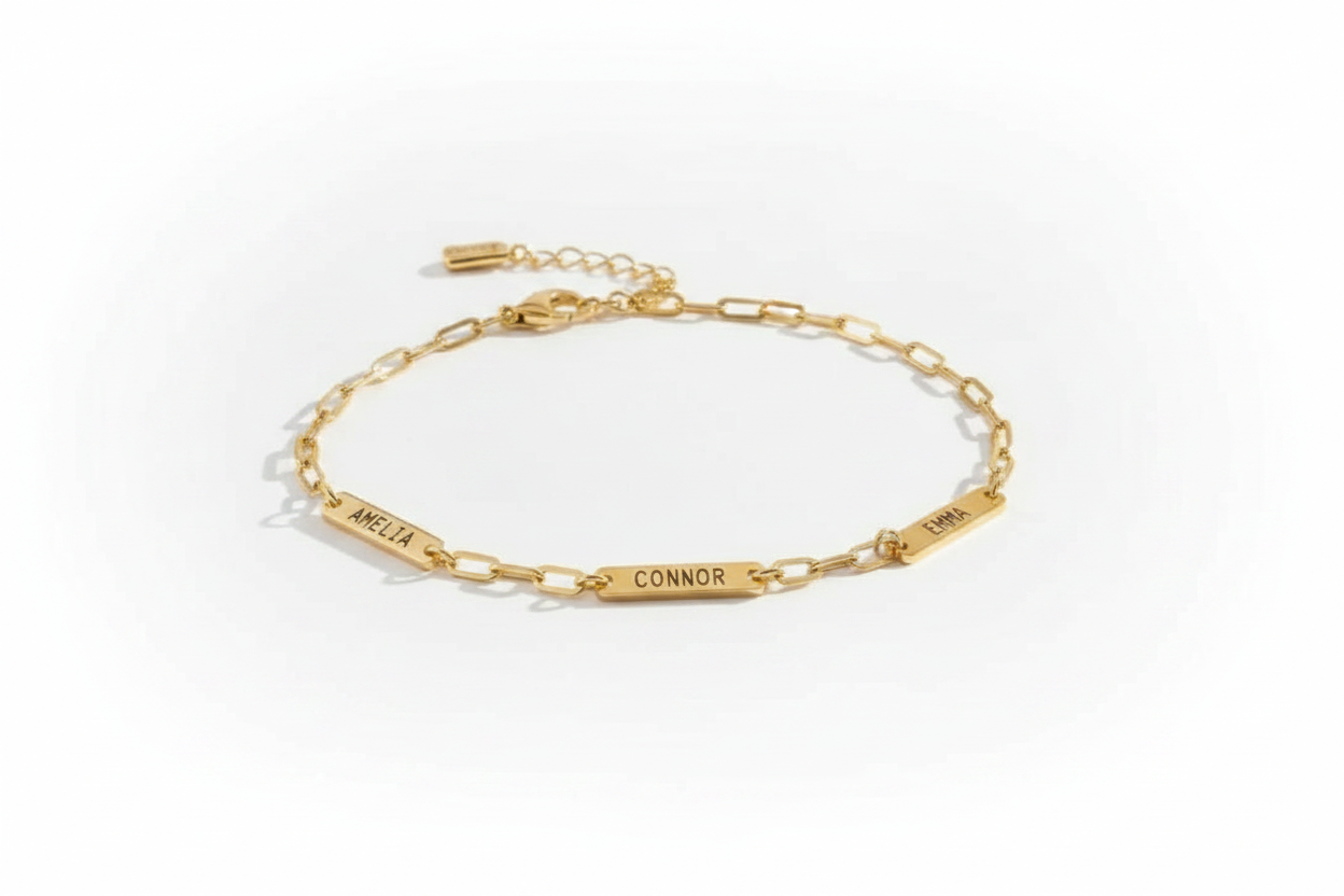 Bracelet sur fond blanc