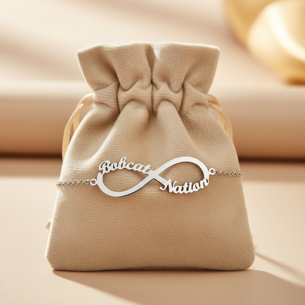 Bracelet sur pochette velours