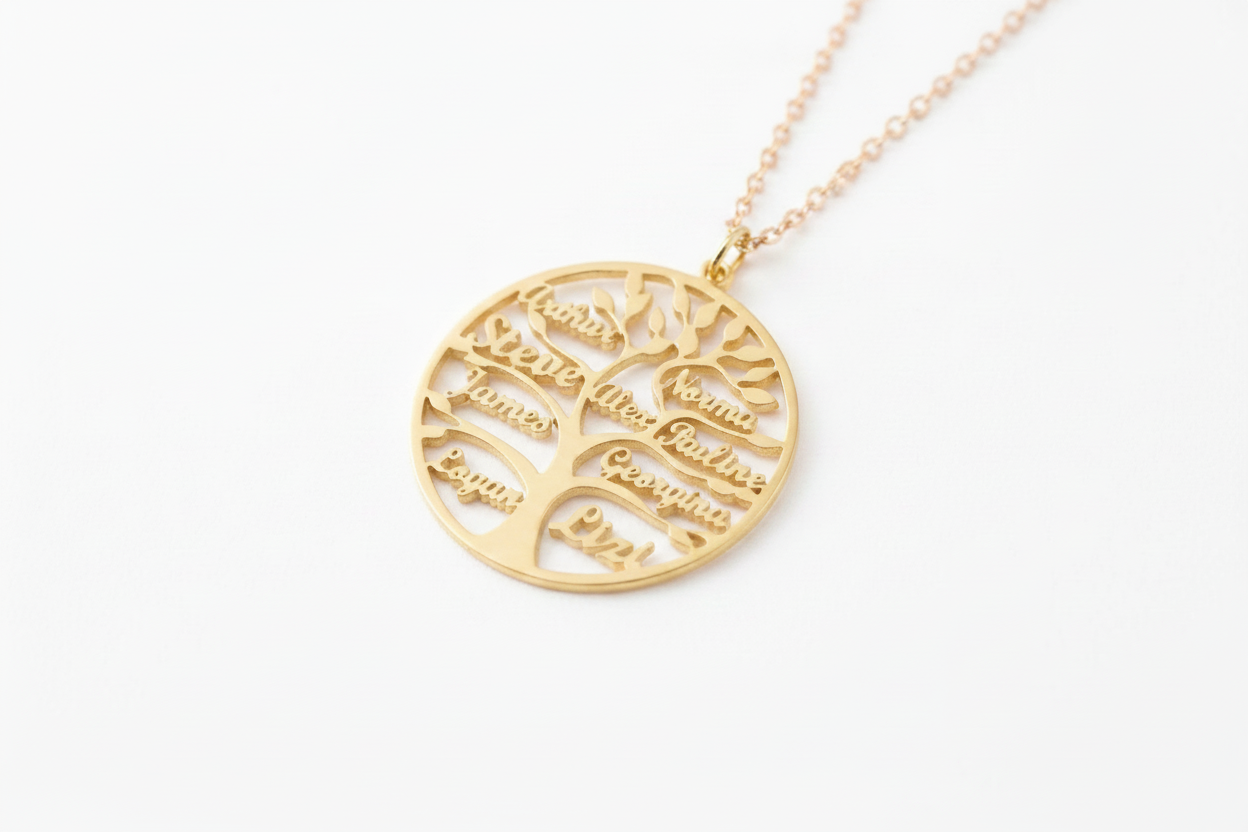 Collier arbre de vie or v2
