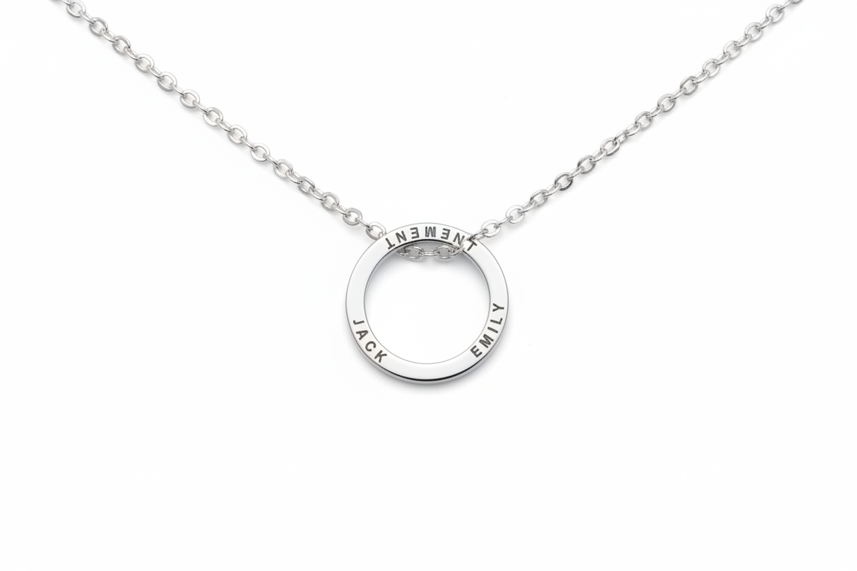 Collier cercle argent