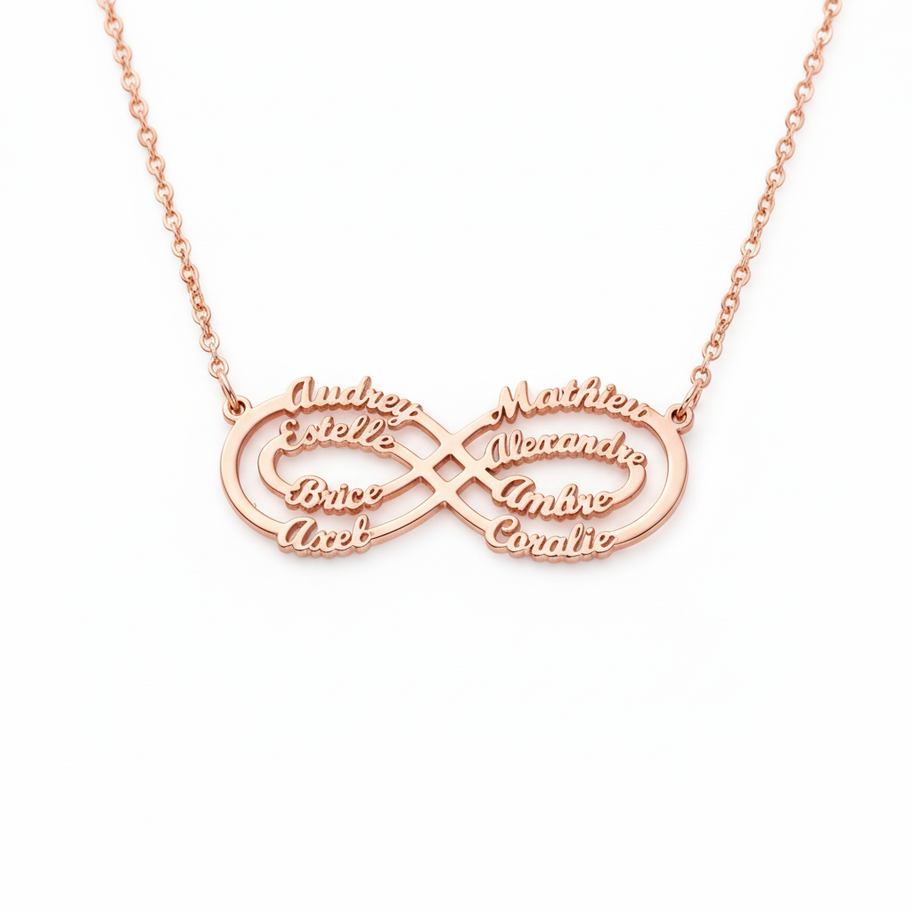 Collier Infini Rose Gold