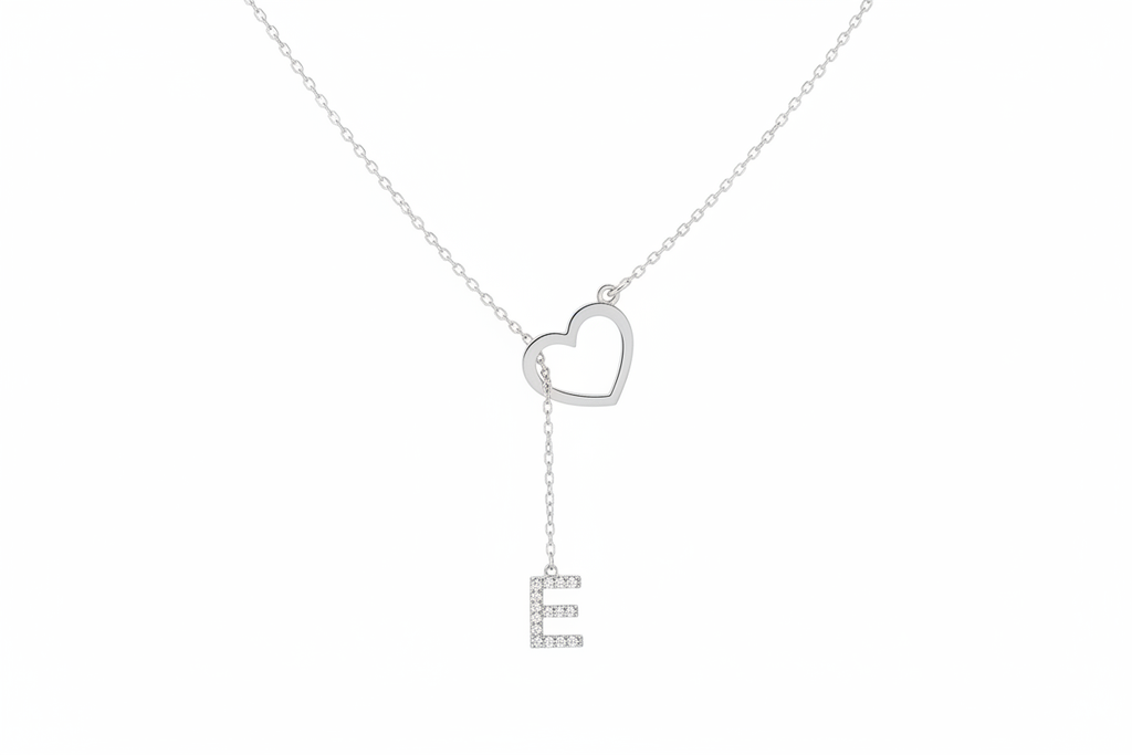 Collier lariat argent