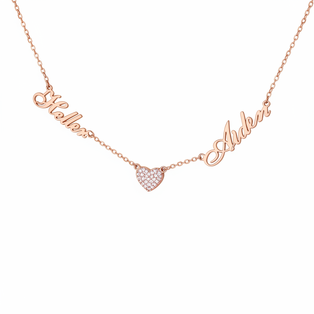 Collier Lumi en or rose