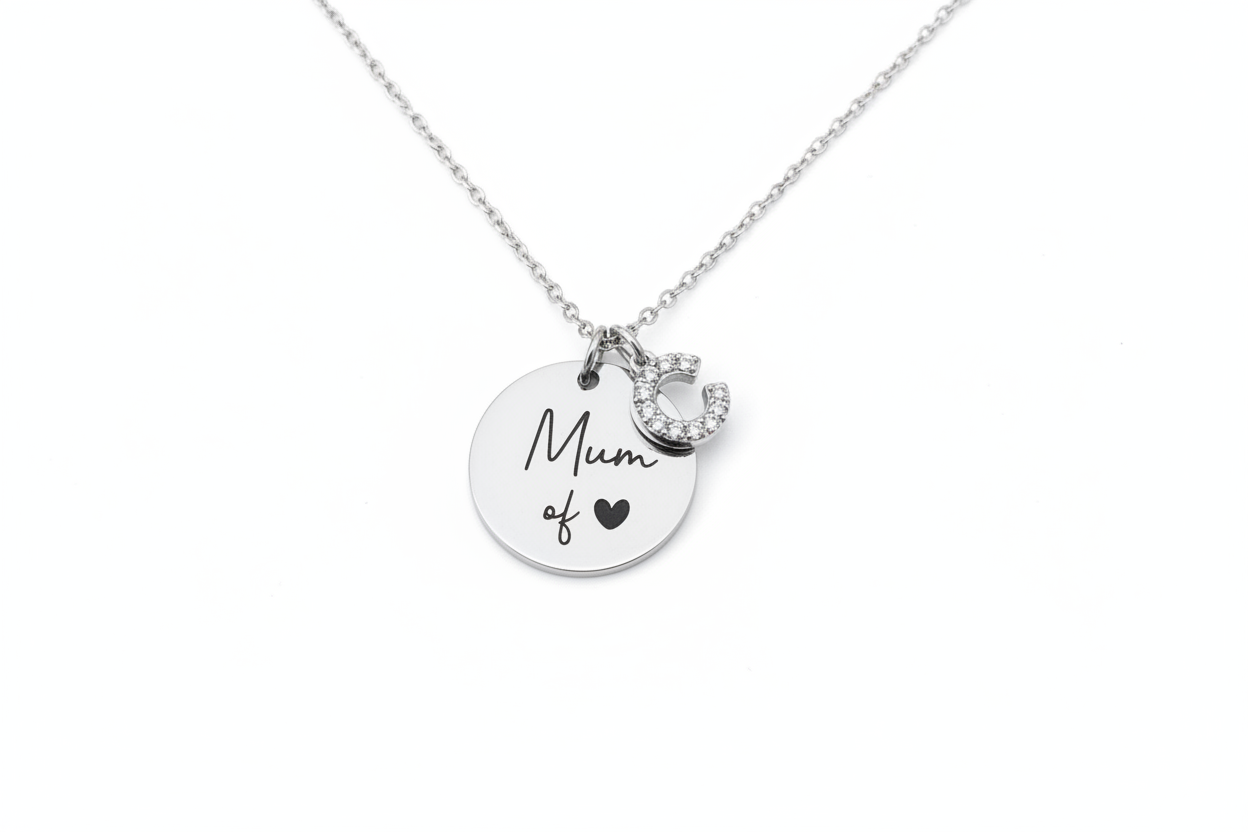 Collier Mum of argent