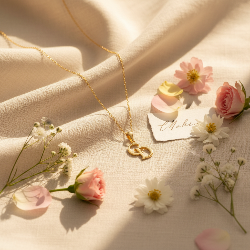 Composition flat lay