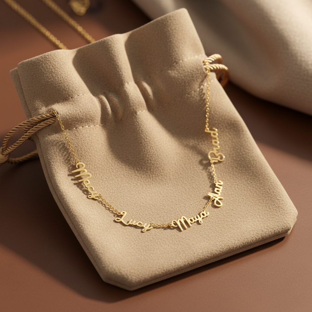 Pochette velours beige